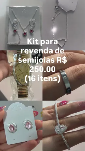 Kit de semijoias para revenda 