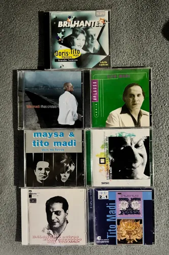 Lote 7 CDs Tito Madi - Raridades (Ilhas Cristais, Maysa, Odeon 100 anos)