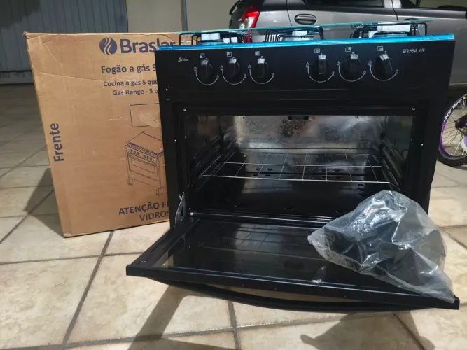Fogão 5 bocas braslar