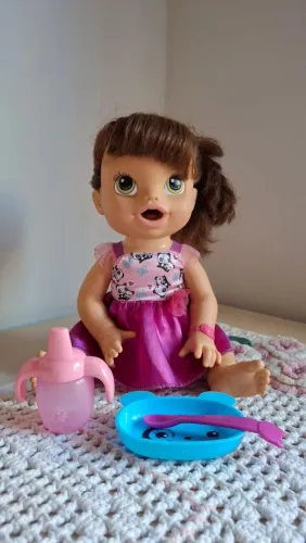 Boneca baby alive hora de comer 
