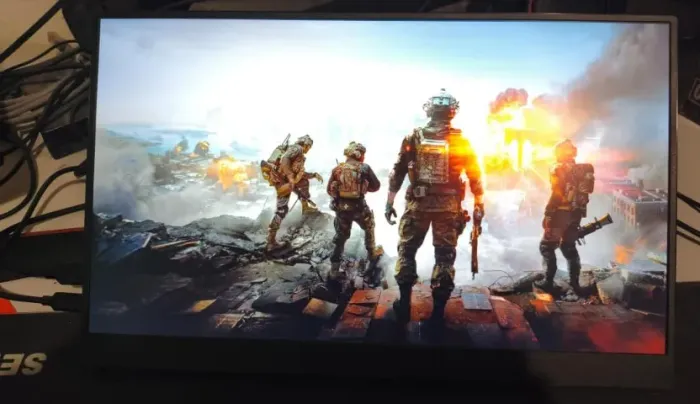 Monitor Gamer Portátil 15.6 1080p Fhd Ips Com Hdmi Usb Preto 127/220v SEM FONTE