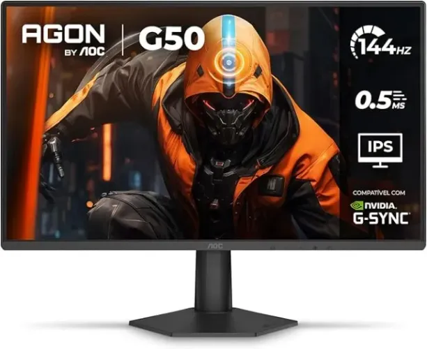Monitor Gamer AOC AGON G50 24" 144Hz 0,5ms IPS HDR10 G-SYNC 24G50F  (NOVO/GARANTIA)