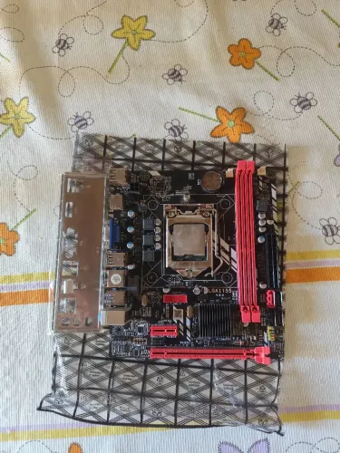 Placa mãe 1155 nova + processador
