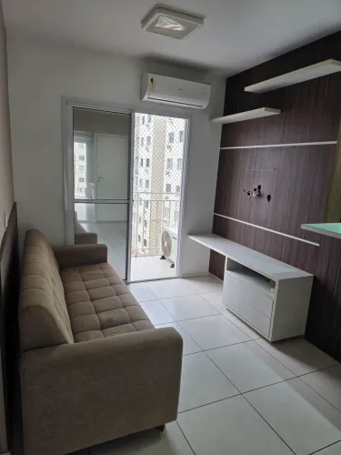 Alugo apartamento 2 qtos semi mobiliado