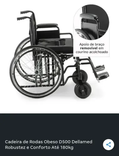 Cadeira Nova Grande Dellamed