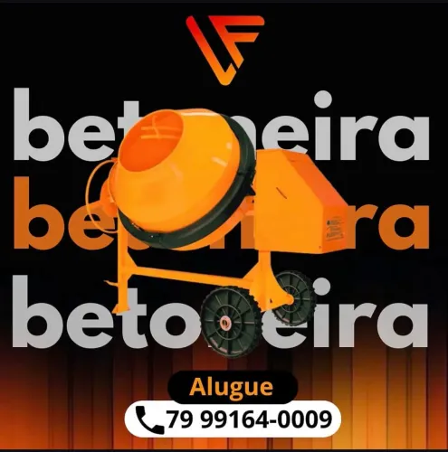 ALUGUEL DE BETONEIRA