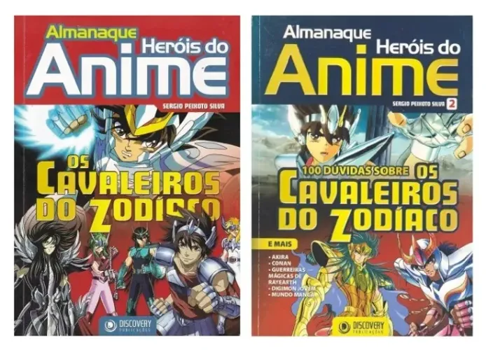 Almanaque Heróis do Anime (Volumes 1 e 2) por Sérgio Peixoto Silva