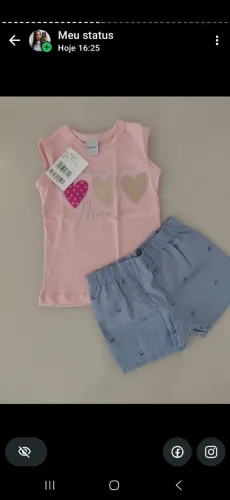 Conjunto infantil feminino