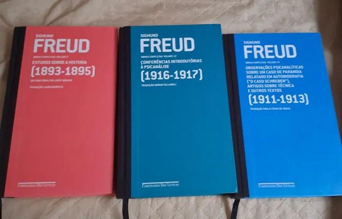 3 livros - Coleção Freud