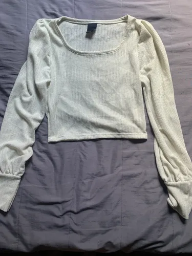 Blusa transparente bufante 