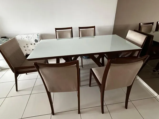 Mesa de Jantar com 6 Cadeiras