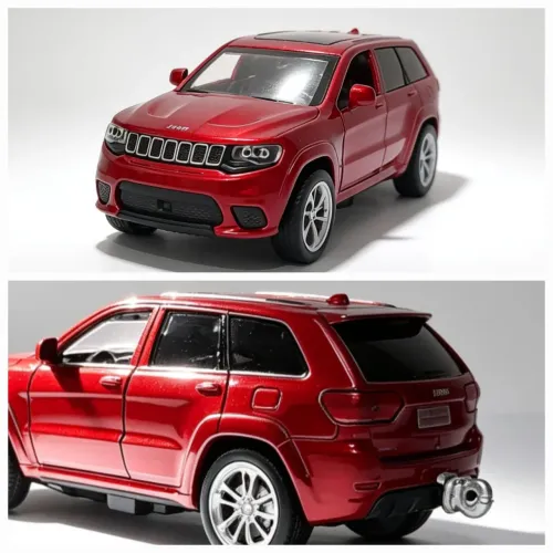 Miniatura Carrinho de Metal Jeep Grand Cherokee - Escala 1:40 - Rica em Detalhes