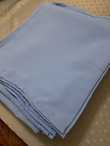 10 toalhas cor azul para festa, tam 1,40x1,40 cada