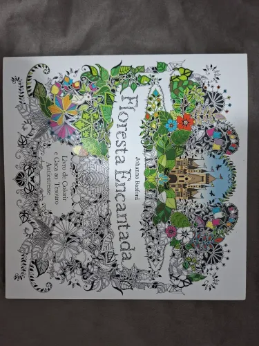Livro Colorir Floresta Encantada 
