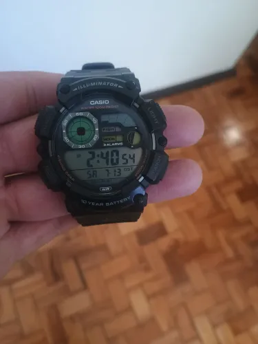 Relógio Casio iluminator aceito oferta passo cartão de crédito 