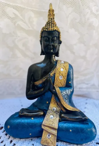 Lote peças decoração em Gesso pintadas a mão.