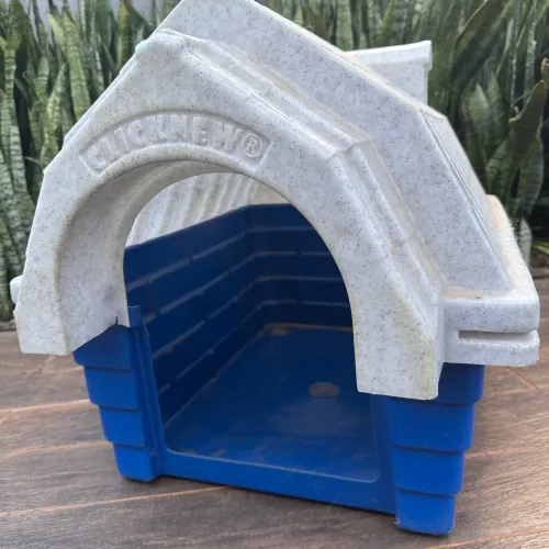 casinha da CLICKNEW tamanho 3 cinza/azul