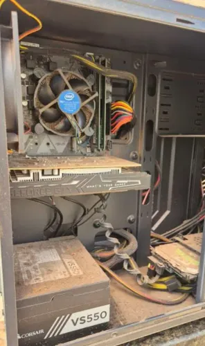 Faço limpeza e montagem de computadores em gerais