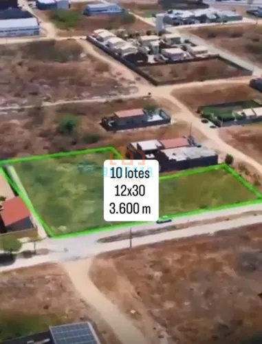 CÓD: 6004.  10 Lotes para Venda no Loteamento Jardim Cristina no bairro Santo Antônio