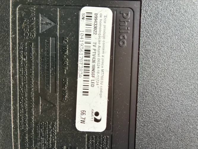 Placa tv Philco ptv43e 10n5sf