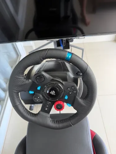 Cockpit completo - corrida de carro - vídeo game