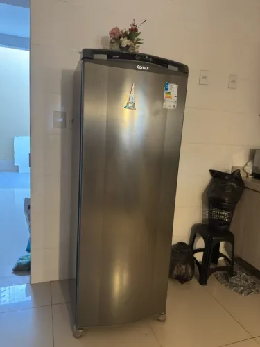 geladeira inox 337 litros cônsul