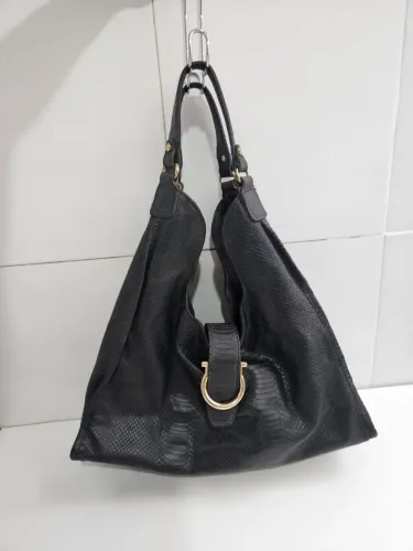 Bolsa de couro Lenny niemeyer preta 