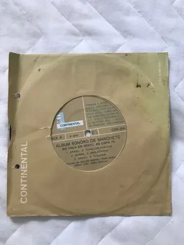 Disco narração finais da Copa de 1970