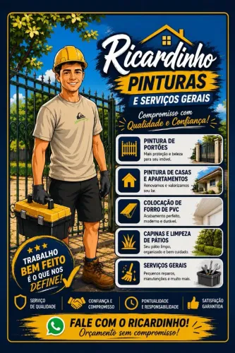 faço pinturas em casas . apartamento.grades.portoes