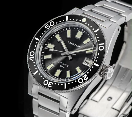 Relógio seestern sugess 62mas automático seiko nh35 38mm n san martin seiko
