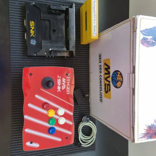 Neo Geo Mvs Com controle arcade + multi jogos 161 in 1 