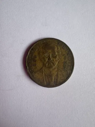 Moeda antiga 2.000 réis Floriano Peixoto 1939