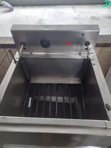 Fritadeira grande Elétrica 220v Inox