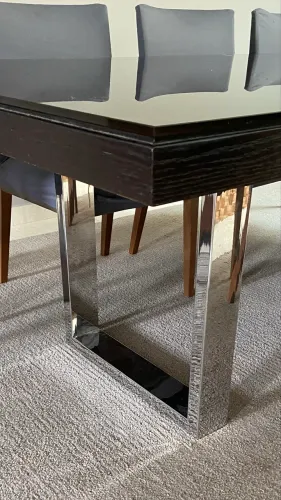 Mesa de Jantar Retangular 8 Lugares | Comporta até 12 Pessoas