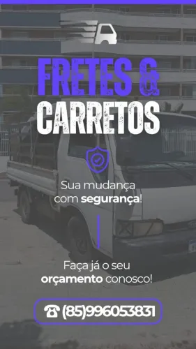 Fretes e mudanças e montador 