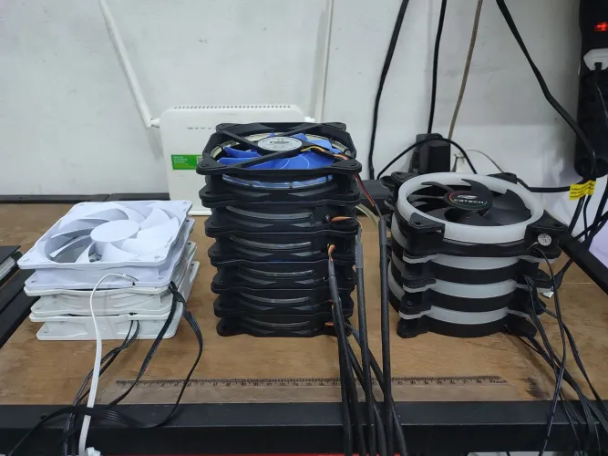 Lote de CPU fan coolers