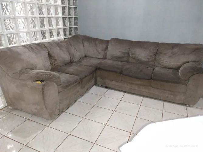 Vendo Sofá de Canto 5 lugares(Usado) Takei