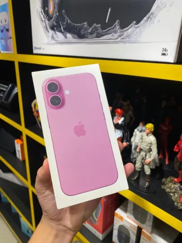 Lacrado - Iphone 16 - 128gb - rosa 1 ano garantia aplle
