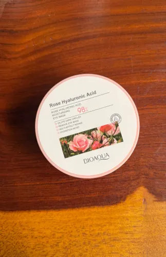 Eye Patch Bioaqua Rose Hyaluronic Acid 
