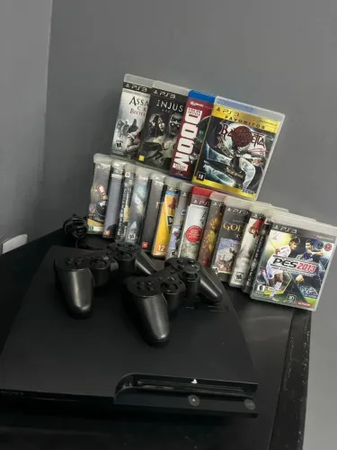 PS3 + Jogos + Controle de movimento