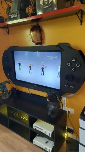 Painel psvita + TV 40pol.