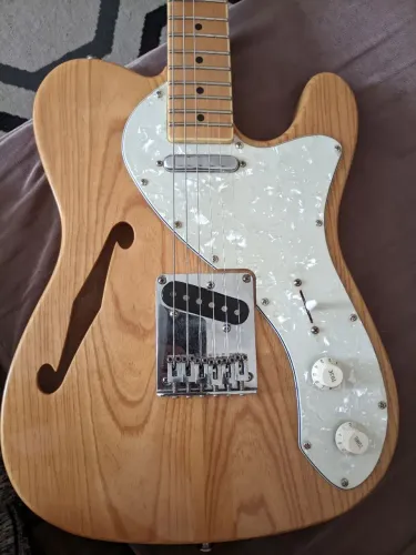 Vendo guitarra telecaster série custom semi acústica 