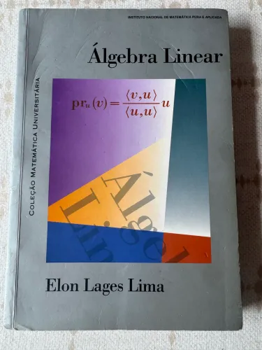 Livro Álgebra Linear - Elon Lages Lima
