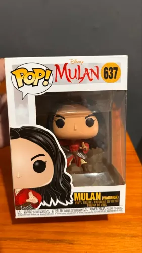 Funko Pop Mulan Warrior #637 Disney - Original com Caixa
