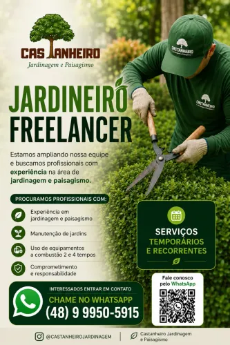 Vagas para jardineiro