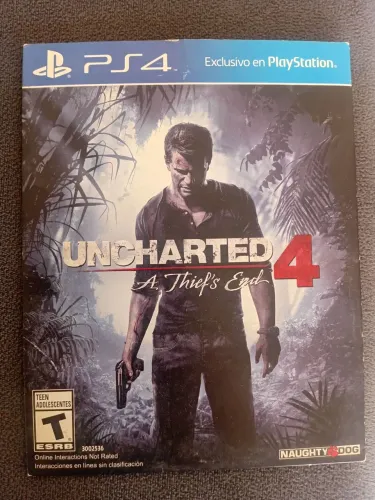Uncharted 4 ps4 mídia física
