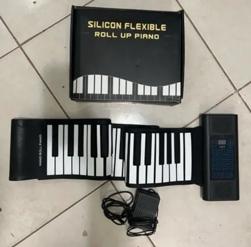 Piano portátil silicone 