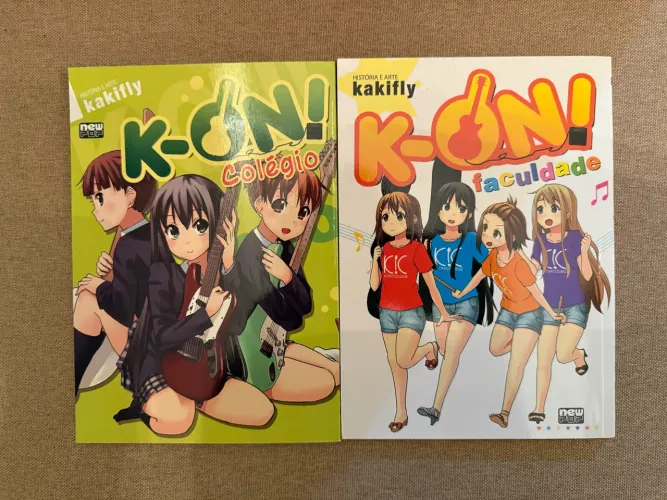 mangas k-on! colegio e faculdade