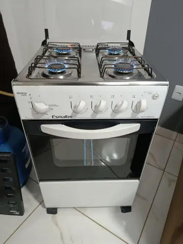 Fogao esmaltec acedimento automatico funciona perfeitamente