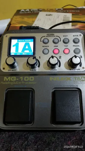 Pedal guitarra NUX mg-100